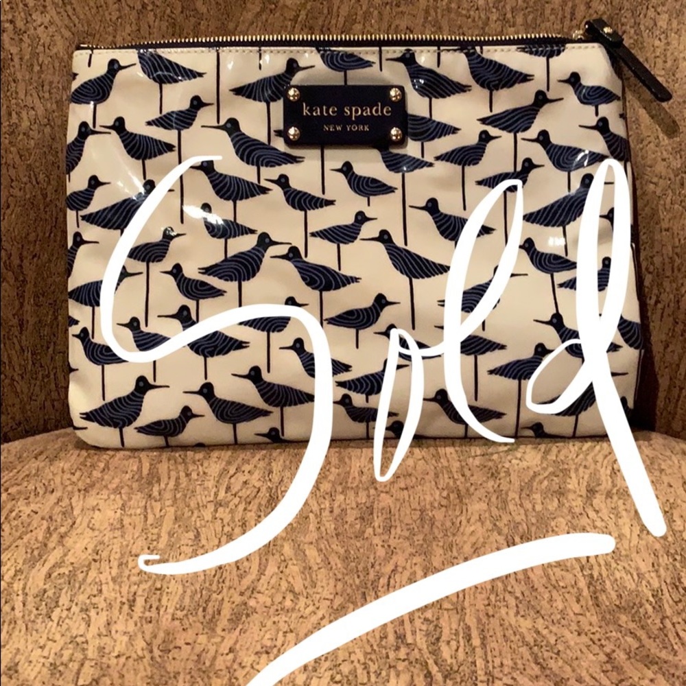 🚫SOLD! NEW! Kate Spade Large Cosmetics Bag